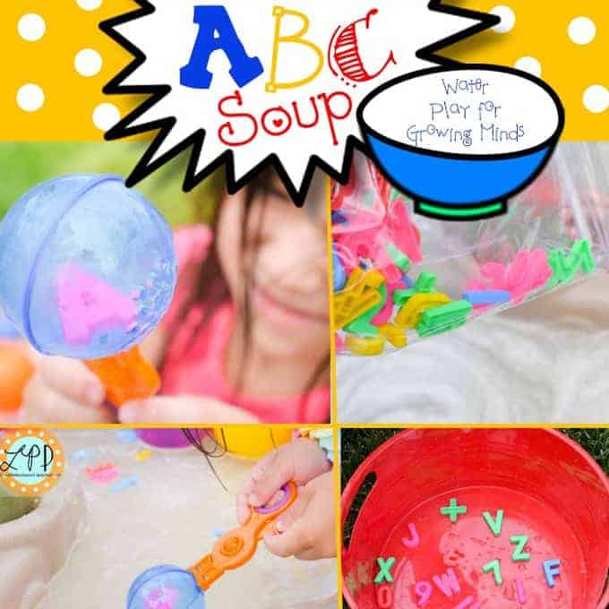 A collage of ABC Soup ideas.