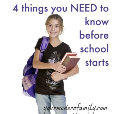 4 things to get before school starts