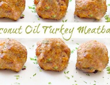 Coconut oil turkey meatballs