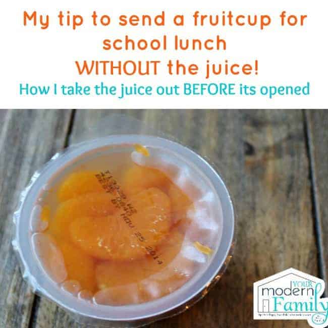 How to take the juice out before opening it (avoid the mess)