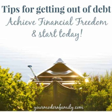 Tips for getting out of debt