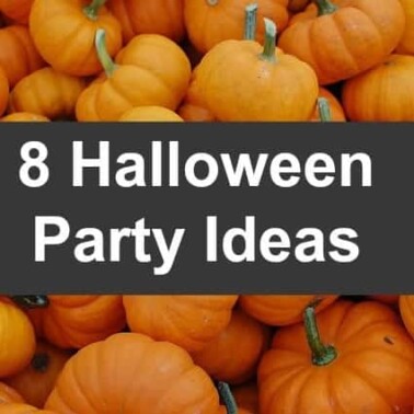A bunch of pumpkins with text over them.