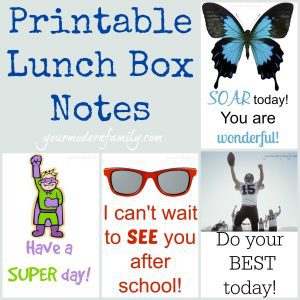 Lunch Box Text free printable notes for lunch boxes (& natural lunchbox ideas!) - Your ...