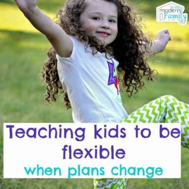 teach kids to be flexible