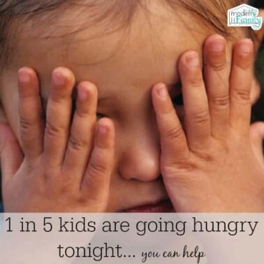 A close up of a little girl with her hand covering her face with text below her..