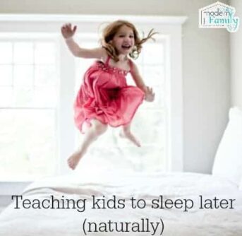 teach kids to sleep later