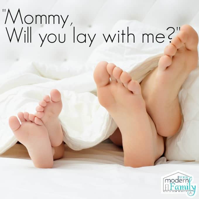 Mommy, will you lay with me?