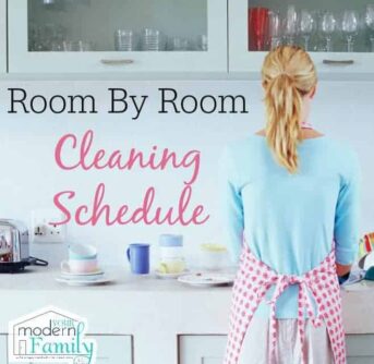 room by room cleaning schedule
