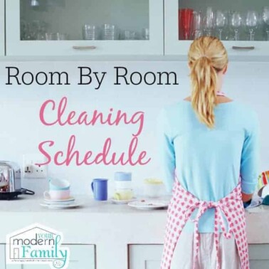 room by room cleaning schedule