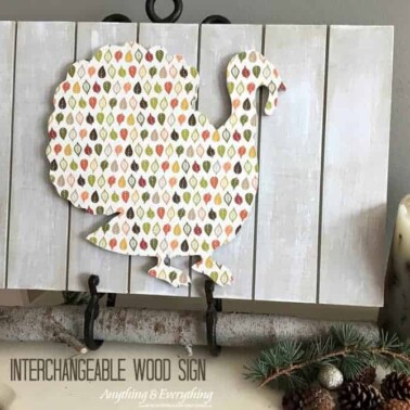 wooden sign