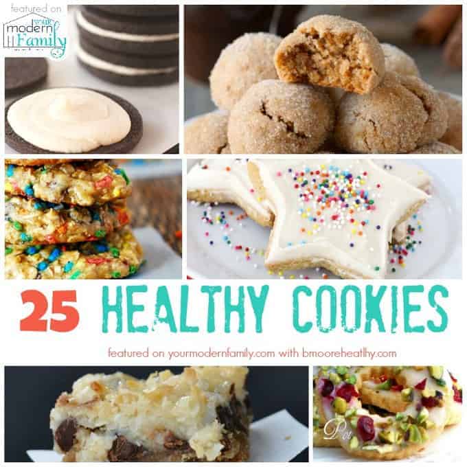 25 heatlhy cookies