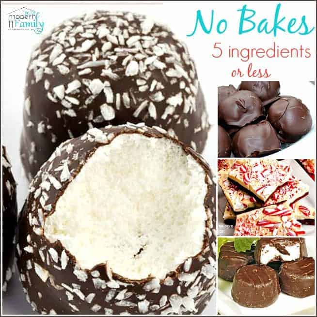 NO BAKES - 5 ingredients or less
