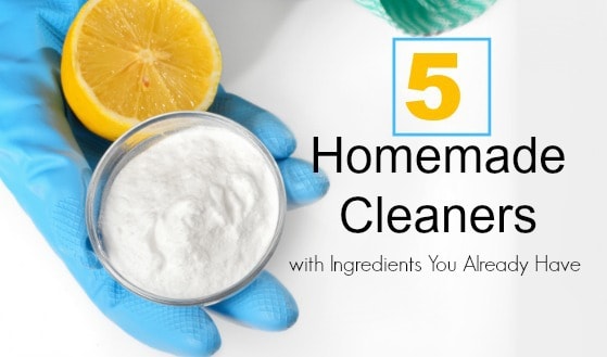 5 homemade cleaners with ingredients you already have
