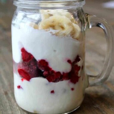 dairy free fruit & yogurt parfait