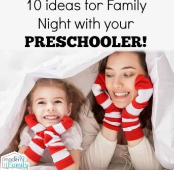10 ideas for family night with your preschooler
