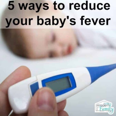 5 ways to reduce fever in baby