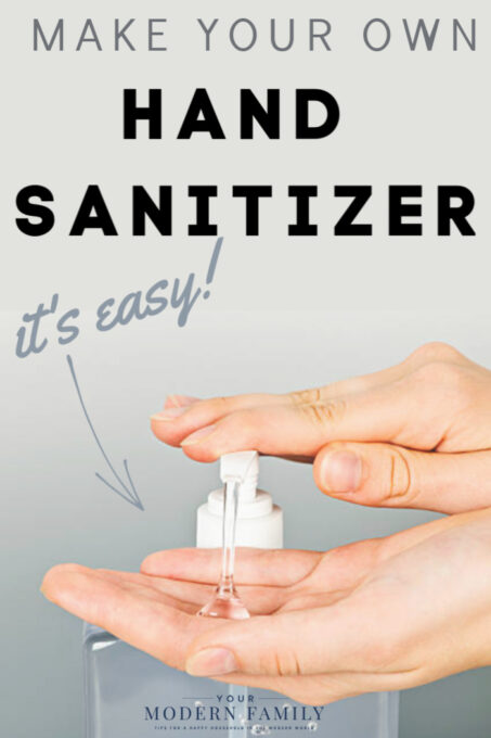 DIY hand sanitizer