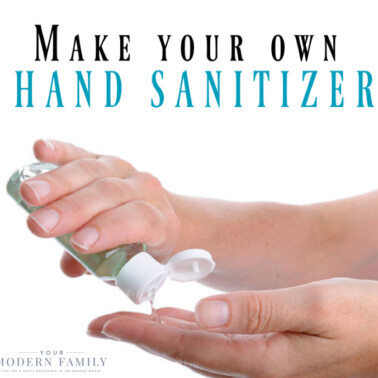 hand sanitizer you make yourself