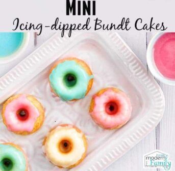 mini icing dipped bundt cake