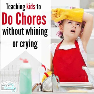 no whining or crying
