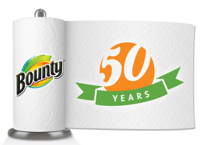 Bounty 50th_Paper Towel Roll