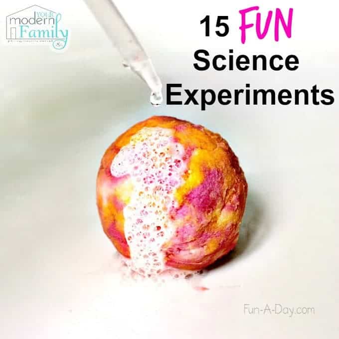 15 fun science experiments!