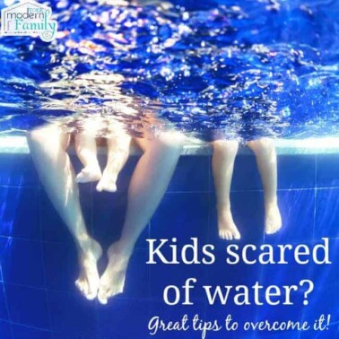 kids scared of water