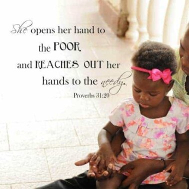 A man holding a baby on his lap with text beside them.