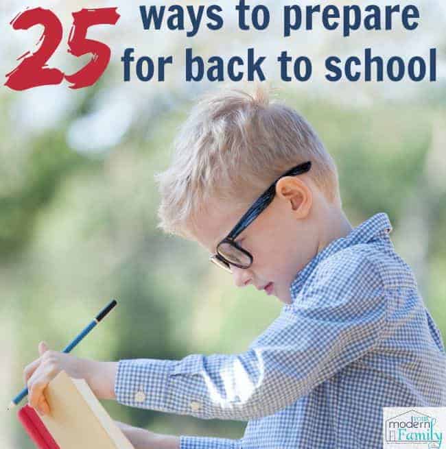 25 ways to prepare for back to school 1
