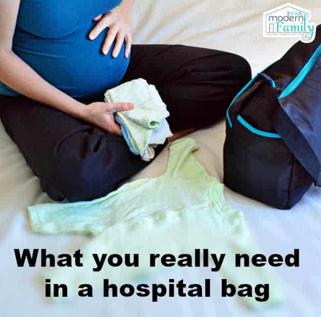 what you really need for a hospital bag