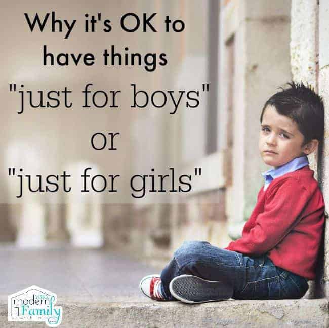 just for boys