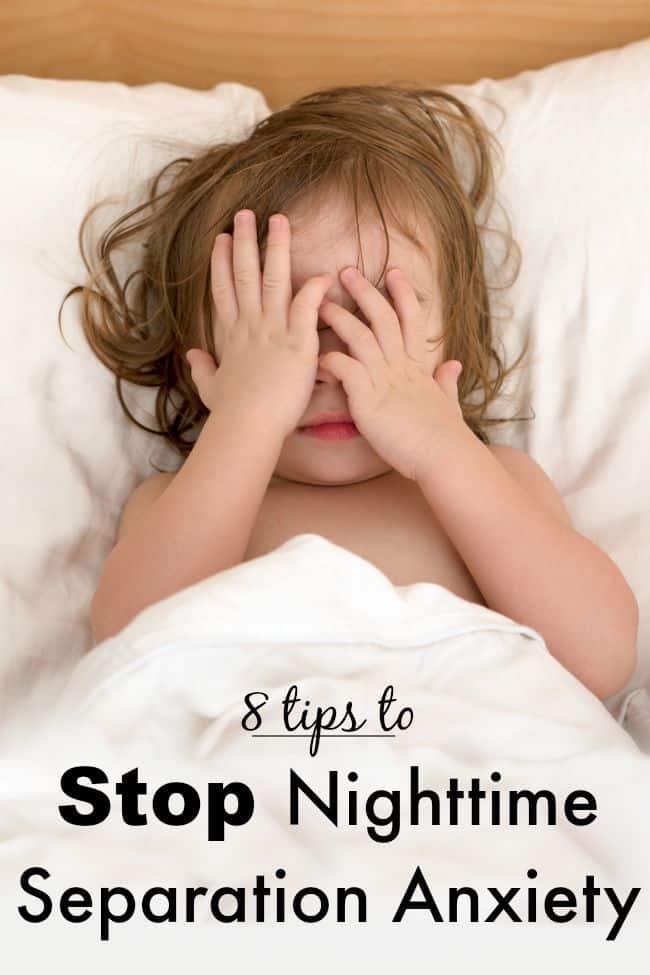 stop separation anxiety in kids at bedtime - this worked for us! 