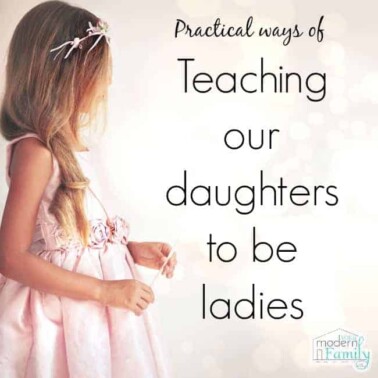 teaching daughters to be ladies