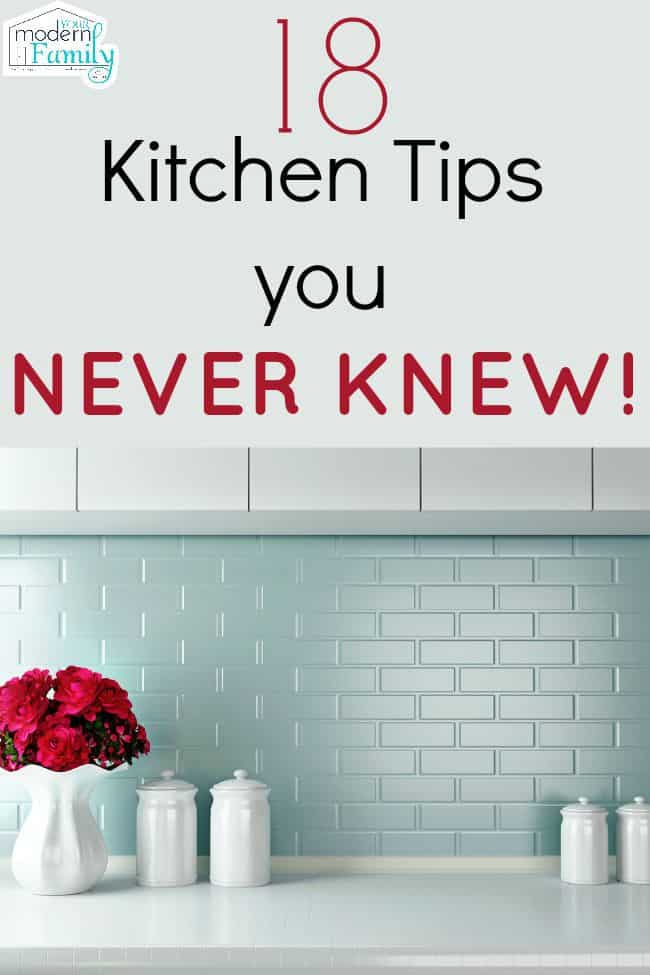 18 kitchen tips you NEVER knew - kitchen hacks