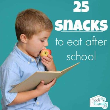 25 after school snacks