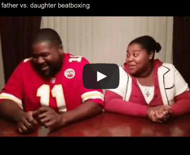 A video of a football player and his mom sitting at a table talking.