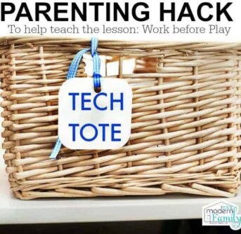 Tech Tote - the best parenting hack for kids!
