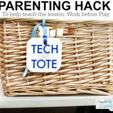 Tech Tote - the best parenting hack for kids!
