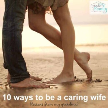 be a caring wife