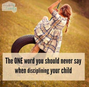 disciplining your child
