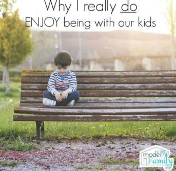 Why I will never write about how I don't enjoy time with our kids