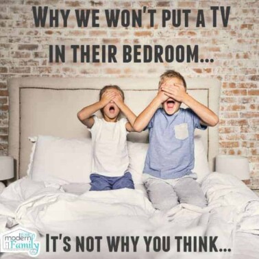 no tv in bedroom