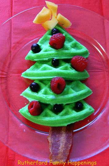 christmas-tree-waffles