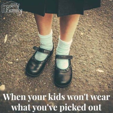 When your kids won't wear what you've picked out