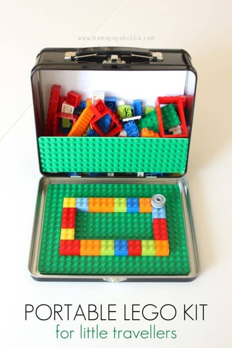 Portable LEGO set for young children