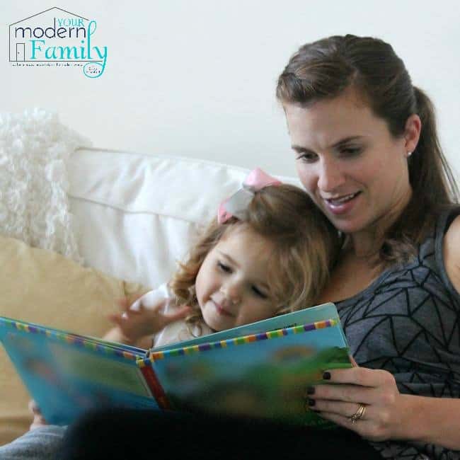 reading with mom