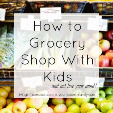 Grocery Shopping with Kids- 5 tips to help you have a successful trip!