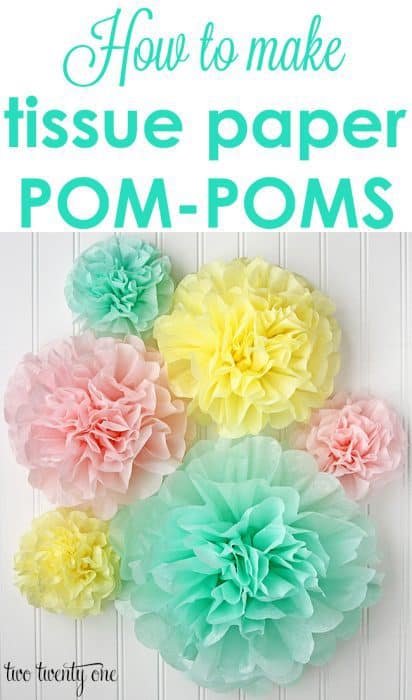 How-to-make-tissue-paper-pom-poms