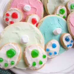 bunny bottom easter cookies