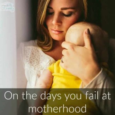 fail at motherhood
